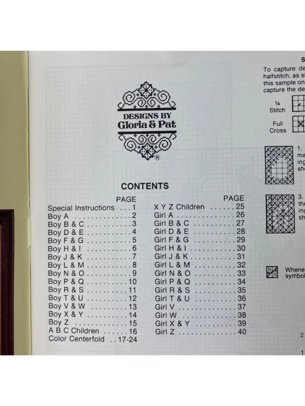A Is For Always Cross Stitch Pattern Instruction Book By Joan Walsh Anglund